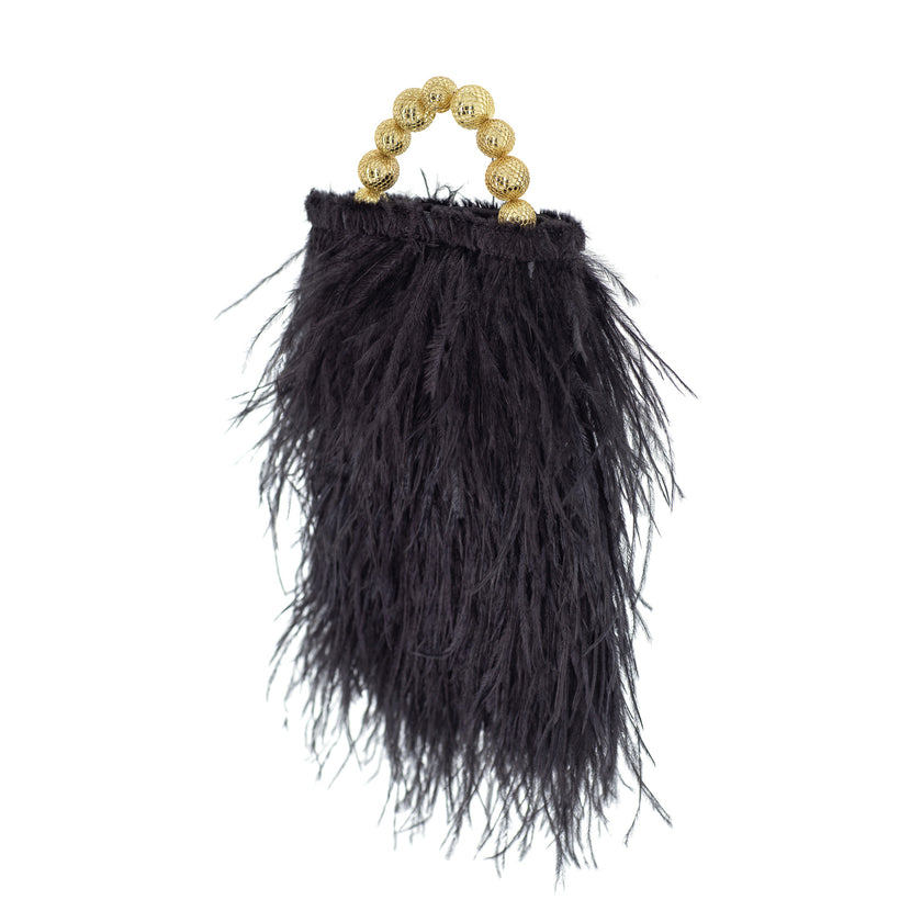 SİYAH GOLD GATSBY ÇANTA